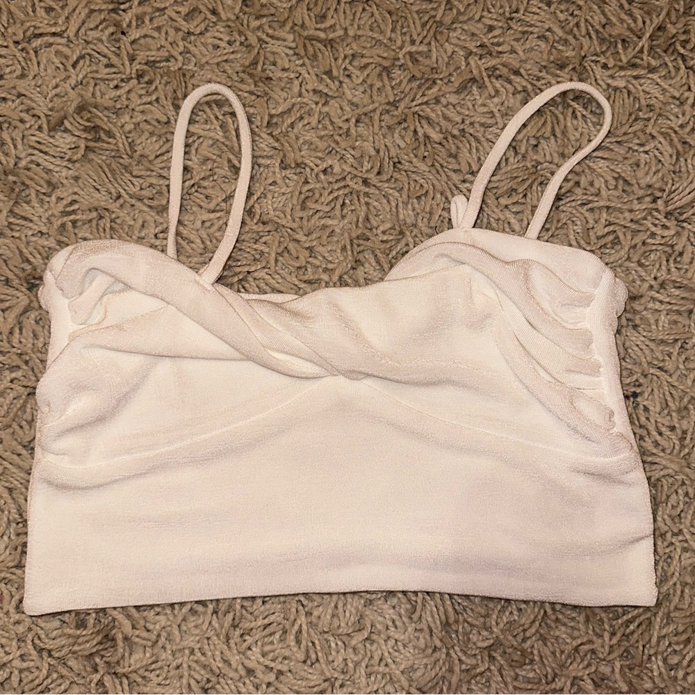 White crop top